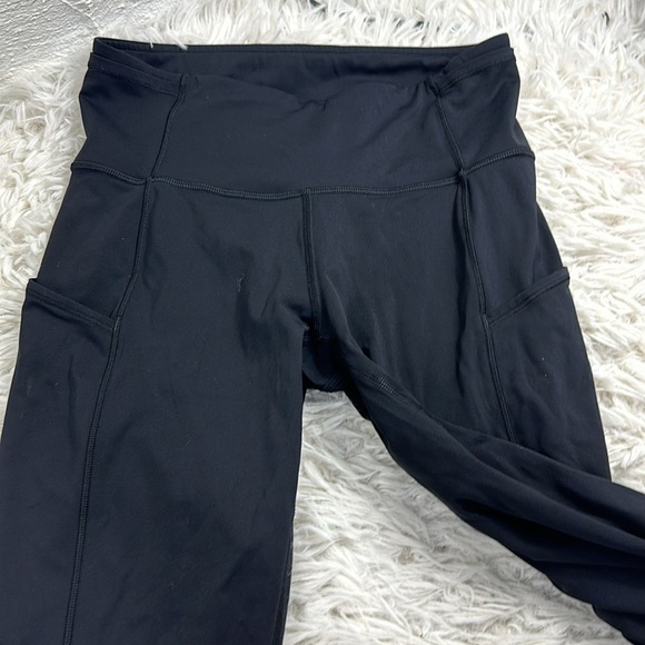 Lululemon Fast & Free Crop II *Nulux 19" Black - Picture 2 of 6